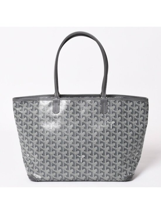 Goyard Handbags - Goyard Artois Tote Bag Saint Louis PM Din Canvas Gray